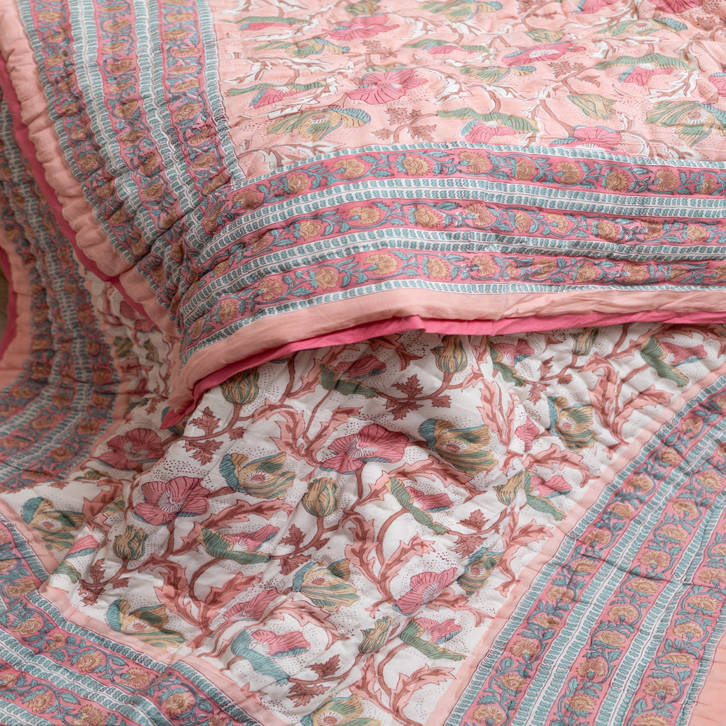 Blush Garden Reversible Quilt