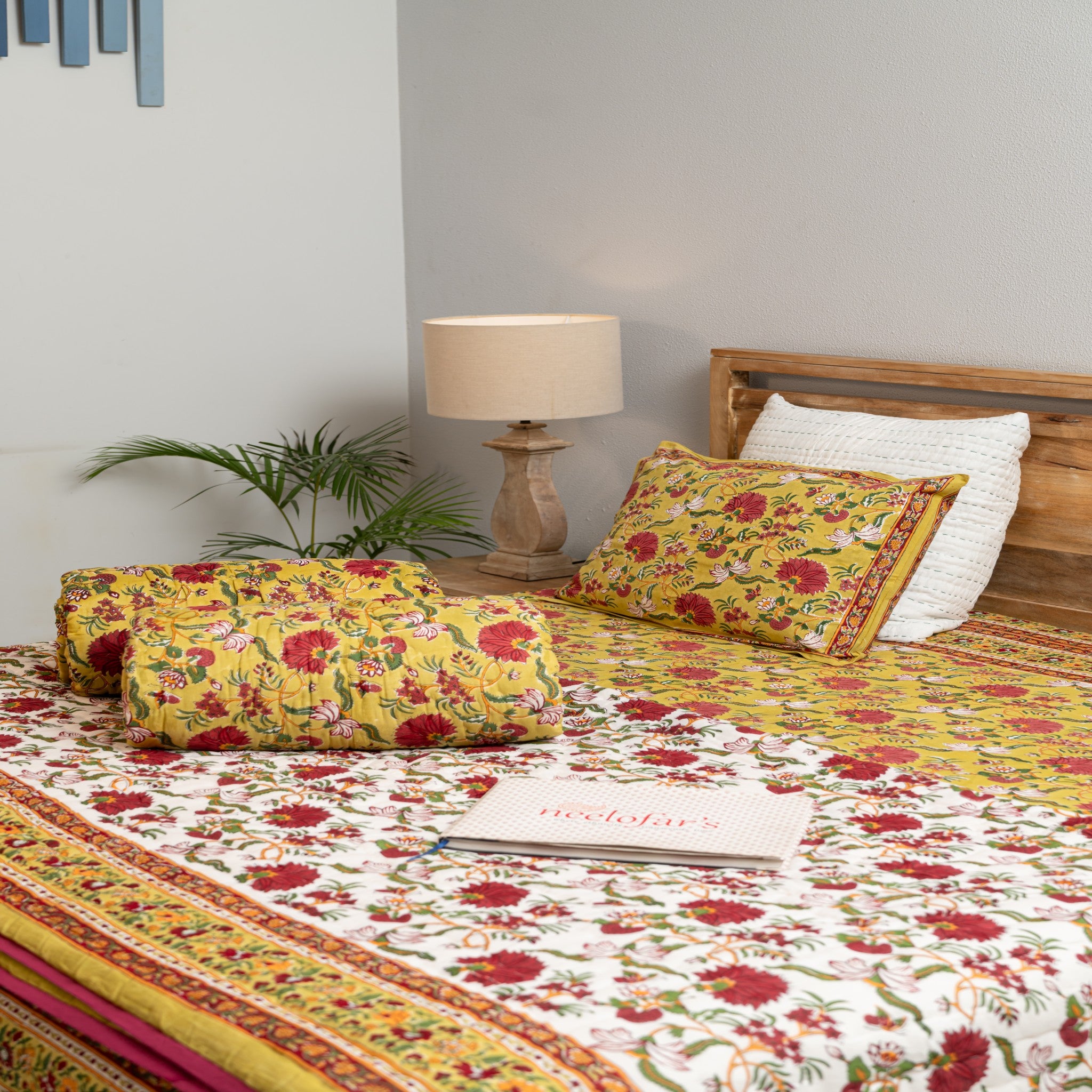 Golden Bloom Reversible Quilt