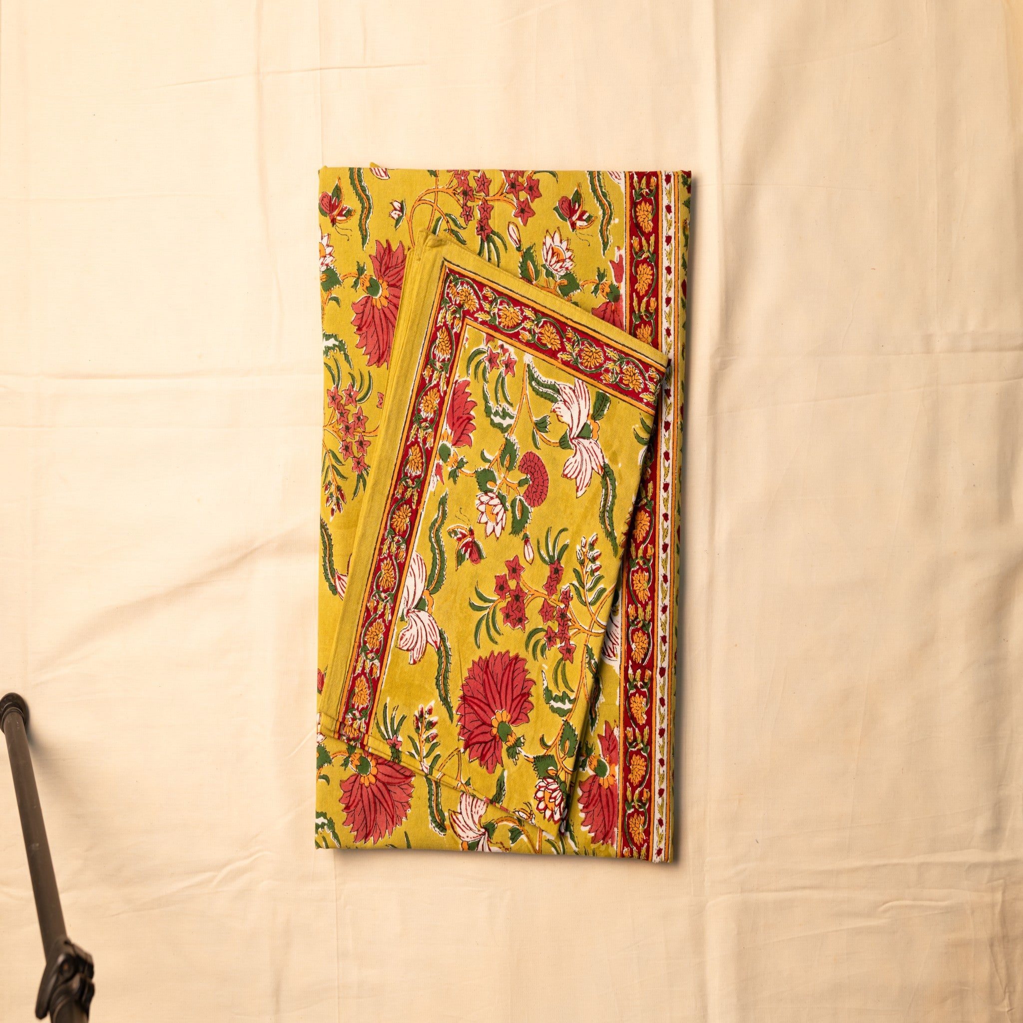 Mustard Marigold Dreams Bedsheet